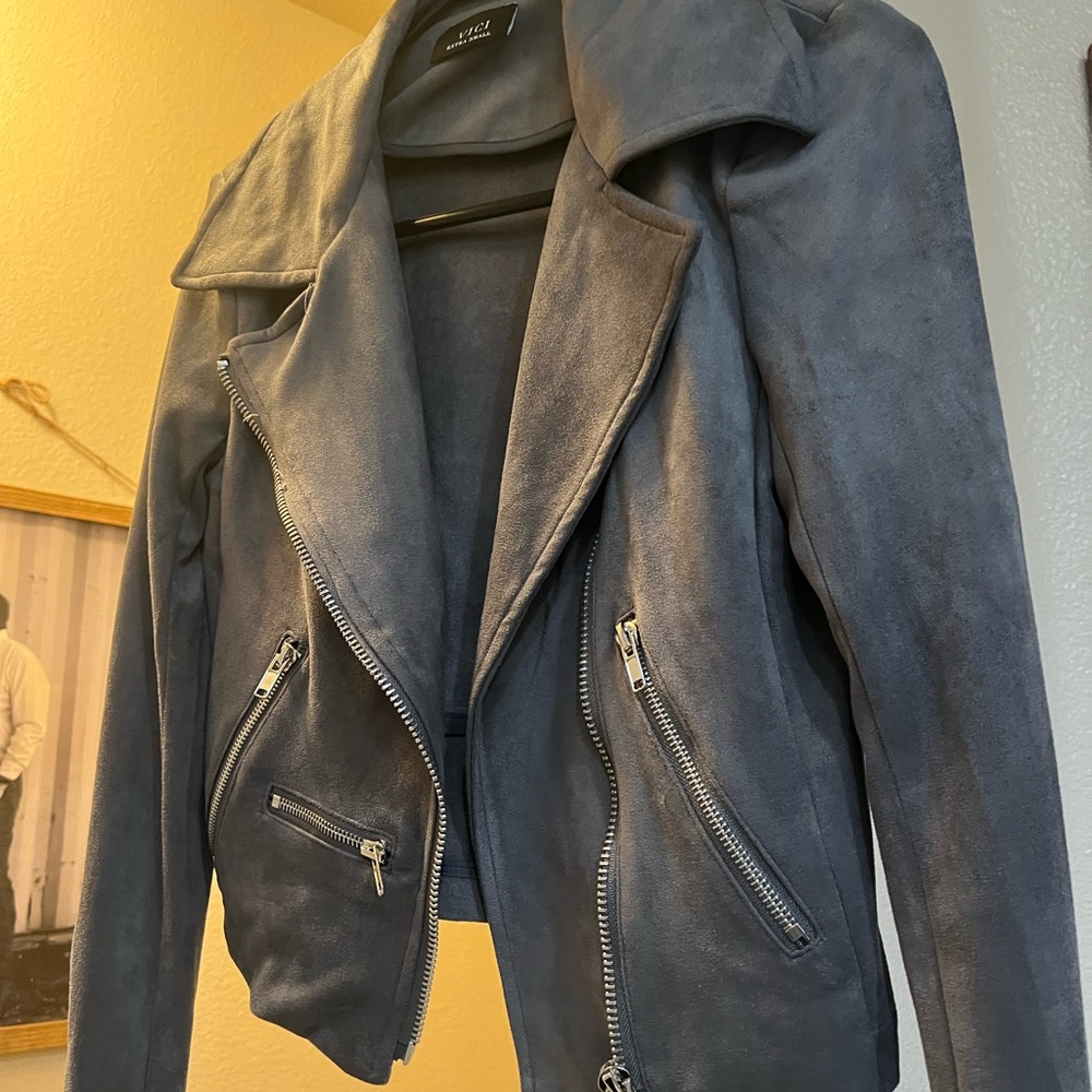 Vici Collection. Extra Small. Grey Polyester Jack… - image 4